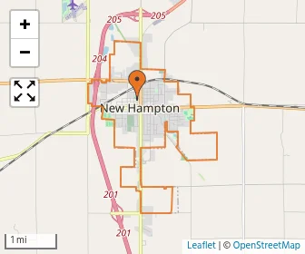 Area schools map